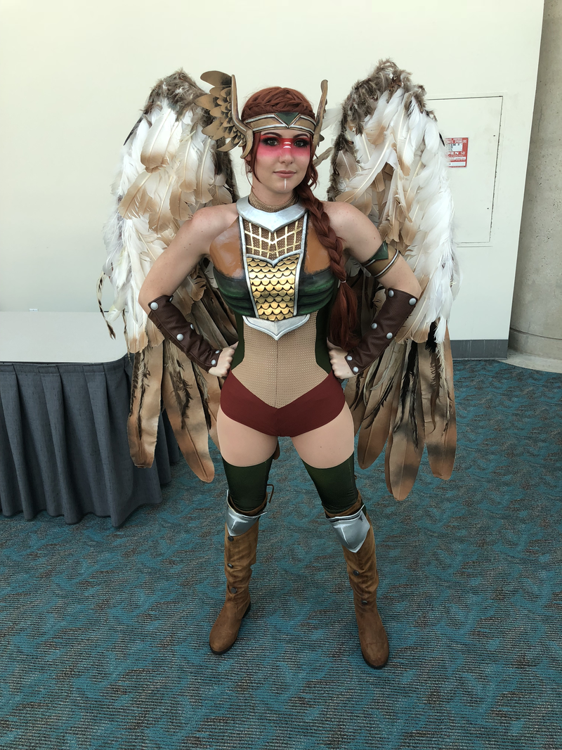 Hawkgirl gets a feathery twist!